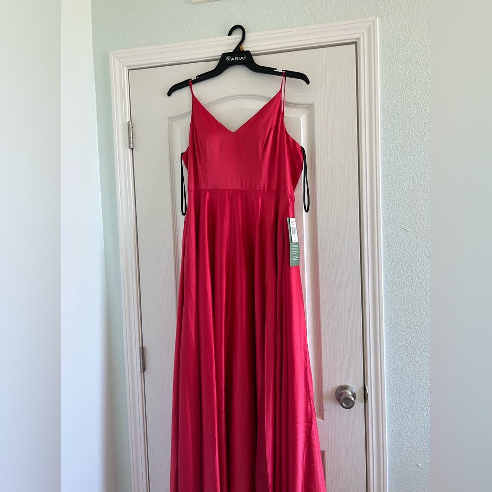 Silky Red Prom Dress/Gown
